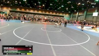 64-65 lbs Round 3 - Gavin Wells, Damonte Ranch Mustangs vs Kaleb Rodriguez, Spanish Springs Wrestling Club