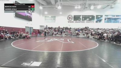 174 lbs Round 4 (6 Team) - Marcos Nava, Victor Valley College vs Andres Ayala, Santa Ana College
