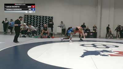 86 kg Cons. Quarters - Lucas Ricketts, Maurer Coughlin Wrestling Club vs Ronald Robinson, Arizona