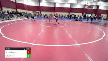 149 lbs Semifinal - Michael Pestano, Rhode Island College vs Eli Carr, Brown University (Unattached)