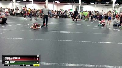 60 lbs Round 2 (8 Team) - Caleb Andress, Warhawks vs Will Diksa, Kraken