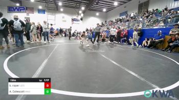 73 lbs Rr Rnd 3 - Brady Roper, Lone Grove Takedown Club vs Adrian Colescott, Madill Takedown