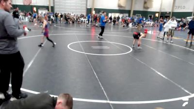 71-76 lbs Cons. Round 2 - Wes Gibson, Aurora Wrestling Club vs Graham Kosse, Blue Hill