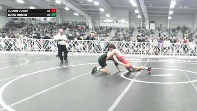 170 lbs Consi Of 64 #2 - Colton Domer, OH vs Jason O'Brien, NH