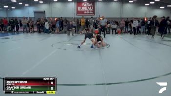 82 lbs 5th Place Match - John Springer, Nova WC vs Grayson Giuliani, Nova WC