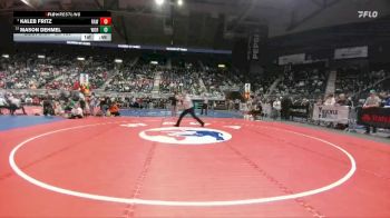 3A-190 lbs Cons. Round 1 - Kaleb Fritz, Rawlins vs Mason Dehmel, Worland