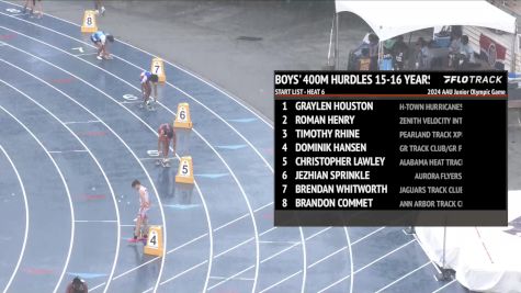 Youth Boys' 400m Hurdles, Finals 6 - Age 15-16