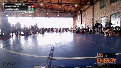 76 lbs Rr Rnd 5 - Maddix Spencer, Keystone Kids Wrestling Club vs Jackson Parker, Standfast