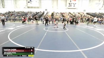 56 lbs Round 3 - Braeden Pool, HF-L Wrestling vs Easton Chizek, Johnstown Pee Wee Wrestling Club