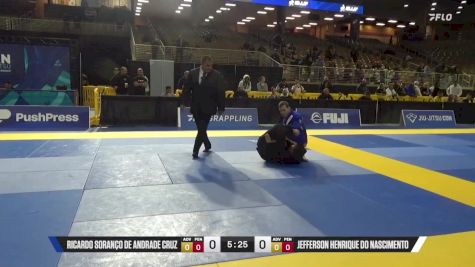 Jefferson Henrique Do Nascimento vs Ricardo Soranço De Andrade Cruz 2025 Pan Jiu Jitsu IBJJF Championship