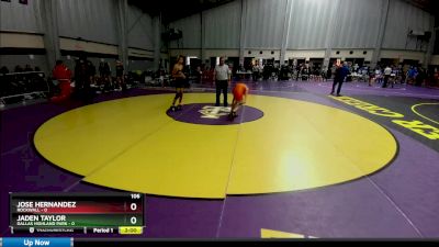 106 lbs Round 1 (16 Team) - Jaden Taylor, Dallas Highland Park vs Jose Hernandez, Rockwall