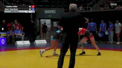 62kg Semifinal - Annika Fines, Dinos WC vs Macy Malysiak, Hamilton WC