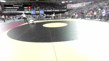 Boys 1B/2B 126 Cons. Round 2 - Torrence Bonina, Ocosta vs Wylie Patzlaff, Freeman