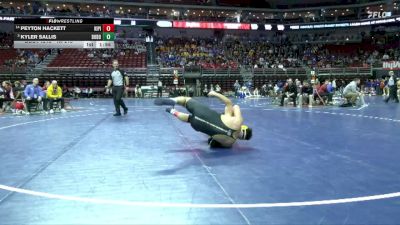 1A-215 lbs Champ. Round 2 - Kyler Sallis, Don Bosco vs Peyton Hackett, Kingsley-Pierson