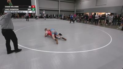 126 lbs Cons. Sub-rd Of 32 - Chase Williams, Hawkeye Wrestling Academy vs Luke Thompson, Mat Rat Wrestling Club