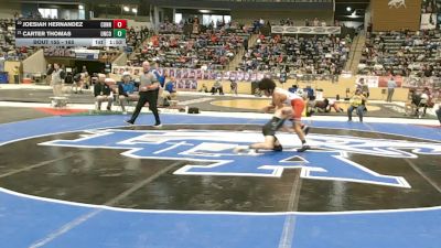 165 lbs Champ. Round 1 - Carter Thomas, Union County vs Joesiah Hernandez, Conner