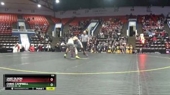 113 lbs Quarterfinals (8 Team) - Jake Olson, Portland HS vs Chris Campbell, Algonac HS