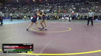 Cons. Round 2 - Stormy Hampton, Millard South Girls vs Darian Earth, Winnebago Girls