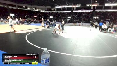 113 lbs Champ. Round 2 - Kallel Dusenberry, Glacier Peak vs Audon Clark, Toppenish