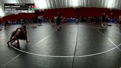 149-149 lbs Round 2 - Gabriel Diaz, Buffalo vs Brady Leymaster, Xavier-Cedar Rapids