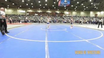 85 lbs Consi Of 16 #2 - Rocco Dominguez, Valley Vandals vs Leonidas Nunez, Hyperbolic Wrestling