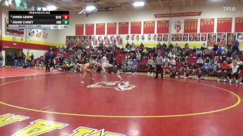 126 lbs Semifinal - Adam Carey, Independence vs Owen Lewin, West Delaware, Manchester