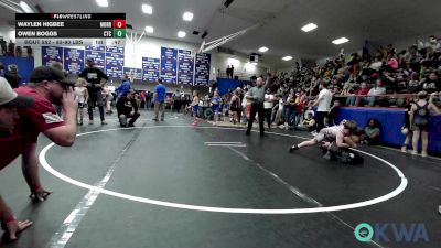 83-90 lbs Rr Rnd 3 - Waylen Higbee, Morrison Takedown Club vs Owen Boggs, Cleveland Takedown