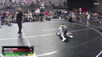 70 lbs Quarterfinals (8 Team) - Kyan Smith, Kansas Anaconda vs Treyson Goebel, Nebraska Blue