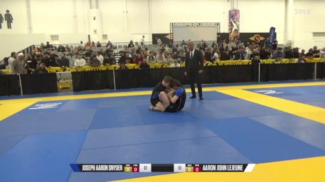 Aaron John LeJeune vs Joseph Aaron Snyder 2024 World IBJJF Jiu-Jitsu No-Gi Championship