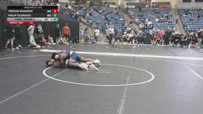 174 lbs Cons. Round 2 - Tristan Shannon, Missouri Baptist University vs Philip Glorioso, Missouri Baptist University