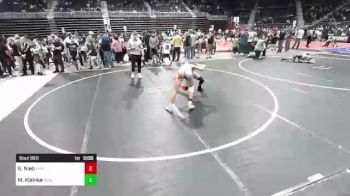 109 lbs Consi Of 8 #2 - Kaden Kimzey, Victory WC vs Bladen Madel, North Montana WC