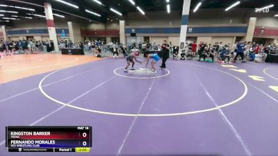 113 lbs Cons. Round 3 - Kingston Barker, Texas vs Fernando Morales, Vici Wrestling Club