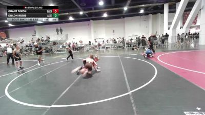 109 lbs Consi Of 4 - Grant Dixon, Oakdale WC vs Dillon Regis, Askeo International Mat Club