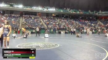 3A 160 lbs Cons. Round 2 - Marcus McCarson, East Henderson vs Kordyn Su, Swansboro