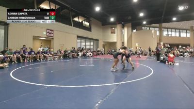 138 lbs Round 1 (32 Team) - Adrian Zapata, The Factory Wrestling vs Carson Thibodeaux, Team Rich Habits White