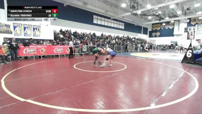 140 lbs Champ. Round 1 - Eliana Trevino, Aliso Niguel vs Ashlynn Lynch, Northwood