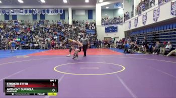 144 lbs Quarterfinal - Anthony Gurrola, Homestead vs Stroker Etter, Paulding