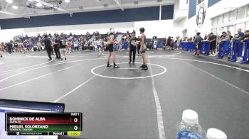 126 lbs Cons. Round 2 - Miguel Solorzano, Temescal Canyon vs Dominick De Alba, Santa Fe