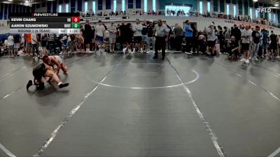 96 lbs Round 1 (6 Team) - Aaron Szumowski, Buxton vs Kevin Chang, BHWC | Dirt Divers