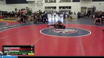 152 lbs Cons. Round 1 - Amin Derekhshan, University vs Mason Hernandez, Citrus Valley