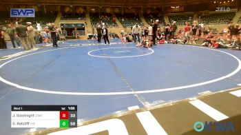 55 lbs Semifinal - Jack Goodnight, Coweta 12u vs Gunnar Ratcliff, The Leftovers