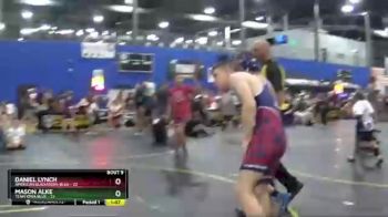 125 lbs Finals (8 Team) - Mason Alke, Team Iowa Blue vs Daniel Lynch, American Gladiators-Blue