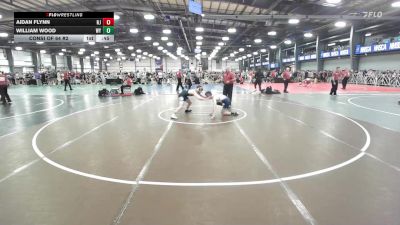 126 lbs Consi Of 64 #2 - Aidan Flynn, NJ vs William Wood, WY