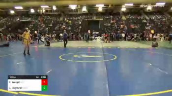 108 lbs Prelims - Kole Weigel, Western Nebraska Titans vs Chase England, High Altitude Wrestling Club