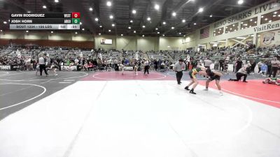 156 lbs Consi Of 8 #2 - Gavin Rodriguez, West Valley Junior Eagles vs Josh Horn, Argonaut Jr Mustangs