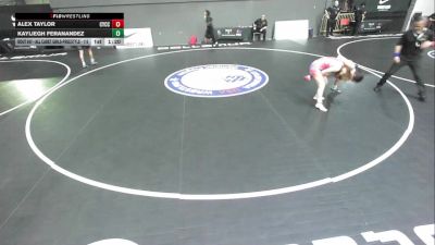 Cons. Round 4 - Alex Taylor, Community Youth Center - Concord Campus Wrestling vs Kayliegh Feranandez
