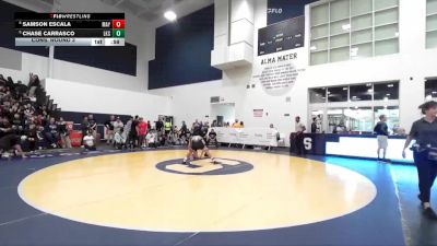120 lbs Cons. Round 3 - Chase Carrasco, Lakeside vs Samson Escala, Mayfair