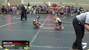 53 lbs Round 1 (10 Team) - McKinley Jerke, Metro All Stars vs Emma Lucas, Ares