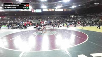 126 lbs Cons. Semi - Vincent Contreras, Nampa vs Eliazar Valdez, Central Catholic