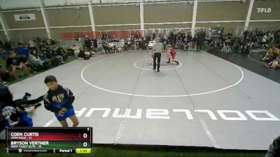 117 lbs Round 2 (4 Team) - Bryson Vertner, West Coast Elite vs Coen Curtis, Utah Gold